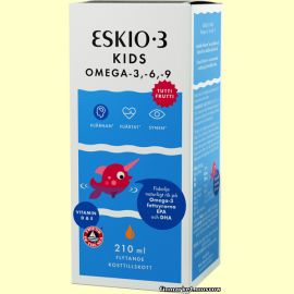 ESKIO-3 Kids Tuttifrutti рыбий жир для детей 210 мл.