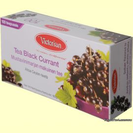 Чай Victorian Tea Black Currant Mustavinimarjan Makuinen Tee 100 шт.