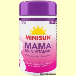 MINISUN MONIVITAMIINI MAMA Витаминно-минеральный комплекс для беременных 120 табл.
