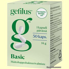 Gefilus Basic kapselit молочнокислые бактерии LGG 50 капсул.