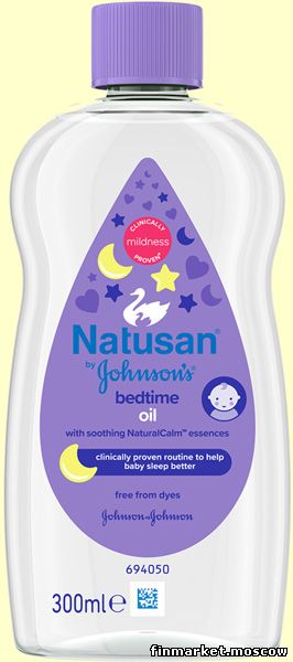 Заказать Масло для тела Natusan by Johnson's Bedtime Baby Oil 300 мл. в  службе доставки Finmarket-Moscow - товары из Финляндии в Москве