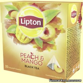 Чай чёрный в пирамидках Lipton Peach Mango 20 шт.