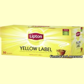 Чай черный Lipton Yellow Label 50 шт.
