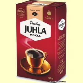 Кофе молотый Paulig Juhla Mokka 1 (помол для кофейника) 500 гр.
