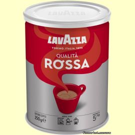Кофе молотый Lavazza Rossa (жестяная банка) 250 гр.