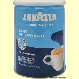 Кофе молотый Lavazza Dek без кофеина (жестяная банка) 250 гр.
