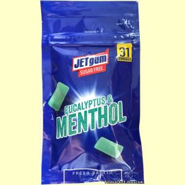 Жевательная резинка Jet Gum Eucalyptus & Menthol 45 гр.