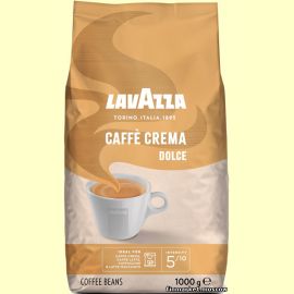 Кофе зерновой LAVAZZA Dolce Caffecrema 1 кг.