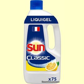 Жидкость для посудомоечной машины Sun Classic Liquigel Lemon 1,5л.