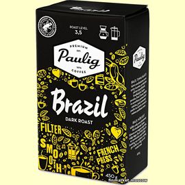 Кофе молотый Paulig Brazil Dark Roast 450 гр.