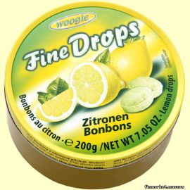 Леденцы Woogie Zitronen Bonbons (лимон) 200 гр.
