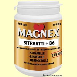 Magnex Sitraatti+ витамин B6 100 табл.