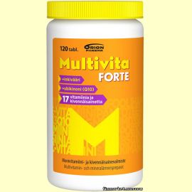 Multivita Forte Витаминно-минеральный комплекс для пожилых людей 120 таблеток.