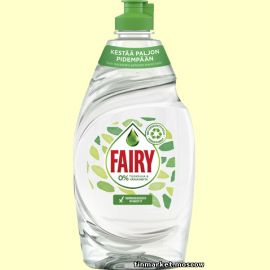 Жидкость для мытья посуды Fairy 0% tuoksuja & väriaineita 450 мл.