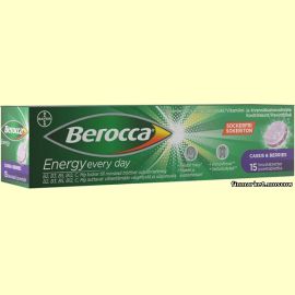 Berocca Energy Cassis & Berries мультивитаминные шипучие таблетки 15 шт.