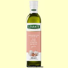 Масло оливковое Levante Olio extravergine di oliva all’aglio 250 мл.
