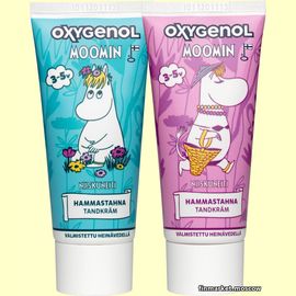 Зубная паста для детей Oxygenol Muumi Niiskuneiti 3-5 лет 50 мл.