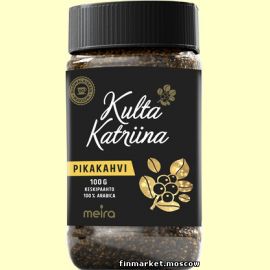 Кофе растворимый Kulta Katriina (стеклянная банка) 100 гр.