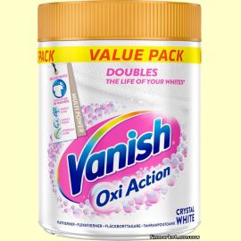 Пятновыводитель Vanish Gold Oxi Action Crystal White 940 гр.