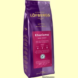 Кофе в зернах Löfbergs Lila Kharisma Dark Roast 400 гр.