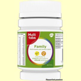 Multi-tabs Family. Витаминно-минеральный комплекс для всей семьи. 90 табл.