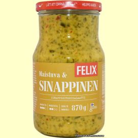 Салат из огурцов с горчицей Felix sinappikurkkusalaatti 870 гр.