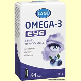 Lysi Omega-3 EYE 64 капсулы