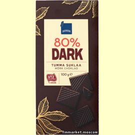Шоколад темный Rainbow Dark 80 % 100 гр.