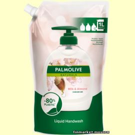 Мыло жидкое для рук Palmolive Naturals Milk & Almond 1 л.