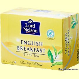 Чай черный Lord Nelson English Breakfast 50 пакетов