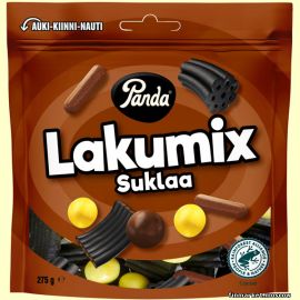 Конфеты лакричные Panda LakuMix Suklaa 275 гр.
