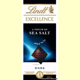 Шоколад темный Lindt Excellence a Touch of sea salt (с морской солью) 100 гр.
