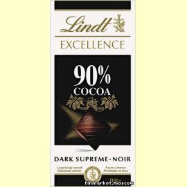 Шоколад темный Lindt Excellence 90% Cocoa 100 гр.
