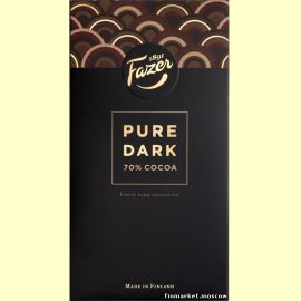 Шоколад темный Fazer Pure Dark 70% Cocoa 95 гр.
