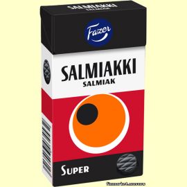 Пастилки лакричные Fazer Super Salmiakki 38 гр.