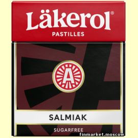Пастилки лакричные Läkerol Classic Salmiak 25 гр.