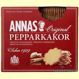 Печенье имбирное Annas Original Pepparkakor 300 гр.