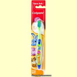 Зубная щетка для детей 2-6 лет Colgate Smiles kids Extra soft