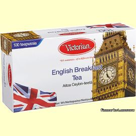 Чай чёрный Victorian English Breakfast Tea 100 пакетов