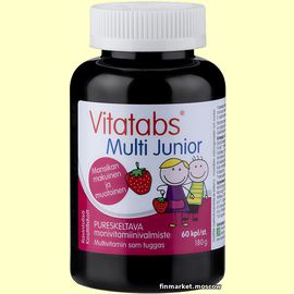 Vitatabs® Multi Junior Мультивитаминные жевательные пастилки 60 табл.