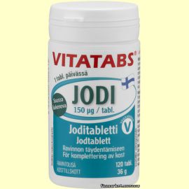 Vitatabs Jodi Йод в таблетках 120 табл.