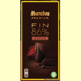 Шоколад темный Marabou Premium 86% КАКАО 100 гр.