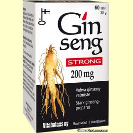 Ginseng Strong экстракт женьшеня 200 мг 60 капсул