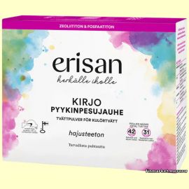 Стиральный порошок гипоаллергенный для цветного белья Erisan kirjo 1,5 кг.