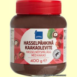 Крем шоколадно-ореховый Rainbow Hasselpähkinä-kaakaolevite 400 гр.