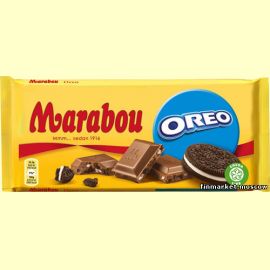 Шоколад молочный с печеньем Marabou Oreo 185 гр.