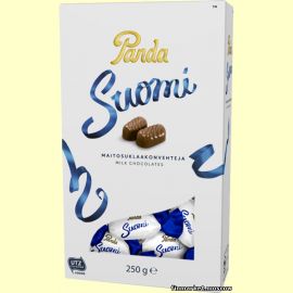 Конфеты шоколадные Panda Suomi Maitosuklaa 250 гр.