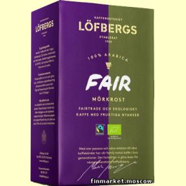 Кофе молотый Löfbergs Fair Mörkrostat 450 гр.
