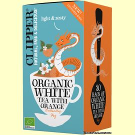 Чай белый Clipper Organic White Tea With Orange 20 пакетиков