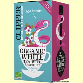 Чай белый Clipper Organic White Tea with Raspberry 20 пакетиков